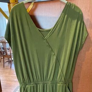 Cuddl duds faux wrap jumpsuit